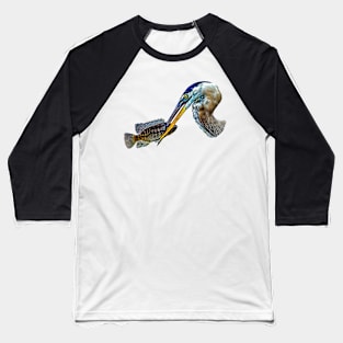 Fish Dinner Baseball T-Shirt